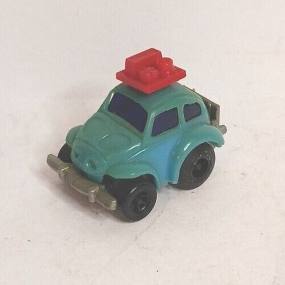 MINI VW Volkswagon 2 Beetles Set Friction (Not Working) Vintage 1 Bumper Broken - Picture 9 of 15